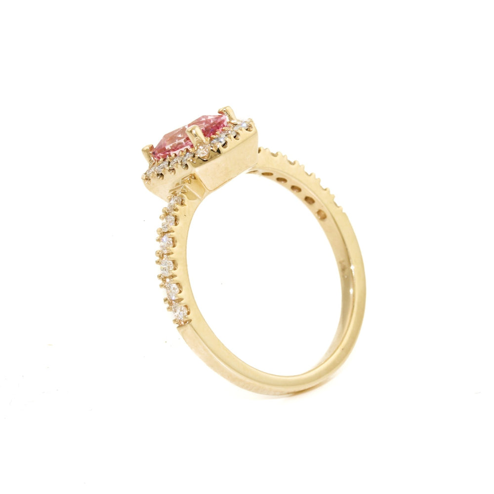 14k Gold Pink Sapphire Ring - Kingdom Jewelry