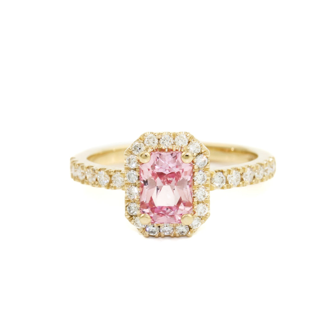 14k Gold Pink Sapphire Ring - Kingdom Jewelry