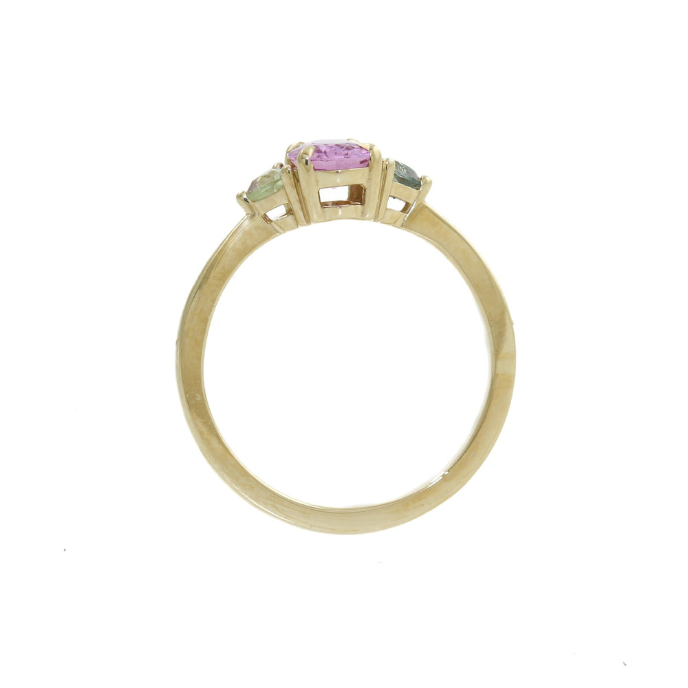 
                      
                        14K Gold Pink & Teal Sapphire Ring - Kingdom Jewelry
                      
                    