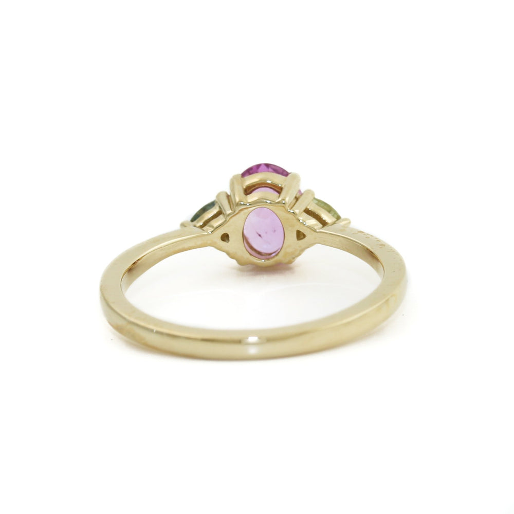 
                      
                        14K Gold Pink & Teal Sapphire Ring - Kingdom Jewelry
                      
                    