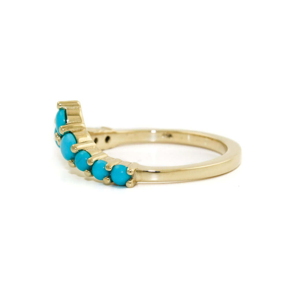 
                      
                        14K Gold Sleeping Beauty Turquoise Tiara Band - Kingdom Jewelry
                      
                    