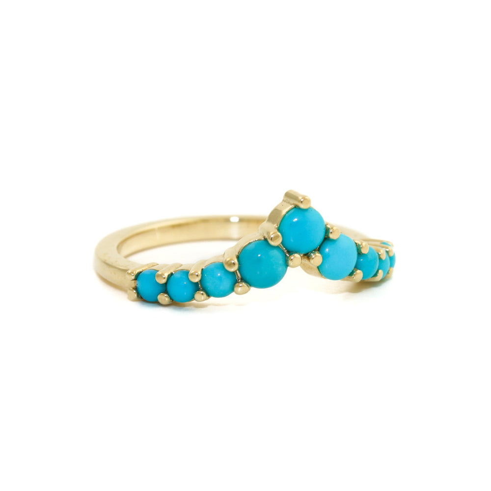 
                      
                        14K Gold Sleeping Beauty Turquoise Tiara Band - Kingdom Jewelry
                      
                    