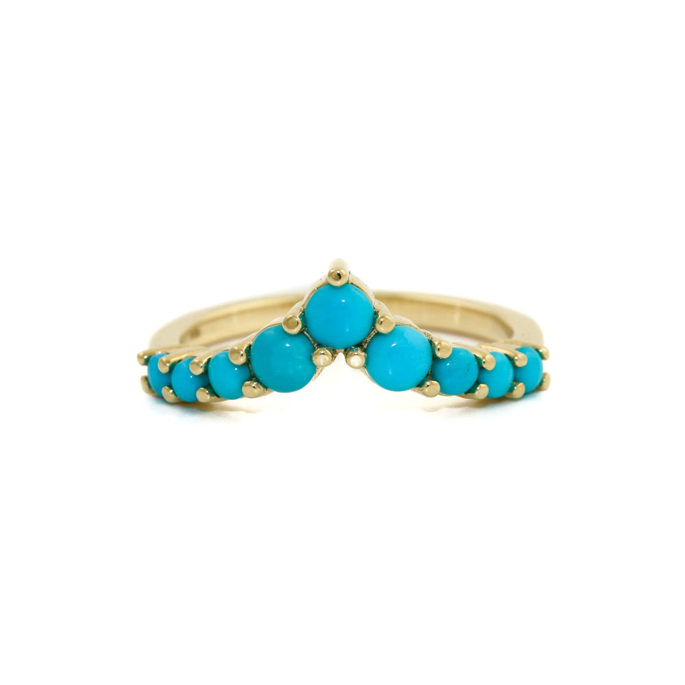 
                      
                        14K Gold Sleeping Beauty Turquoise Tiara Band - Kingdom Jewelry
                      
                    