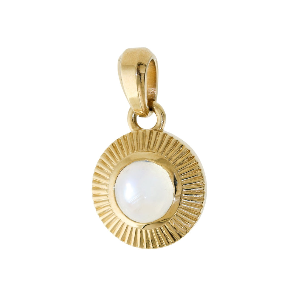 
                      
                        14k Gold Sunburst Pendant x Moonstone - Kingdom Jewelry
                      
                    