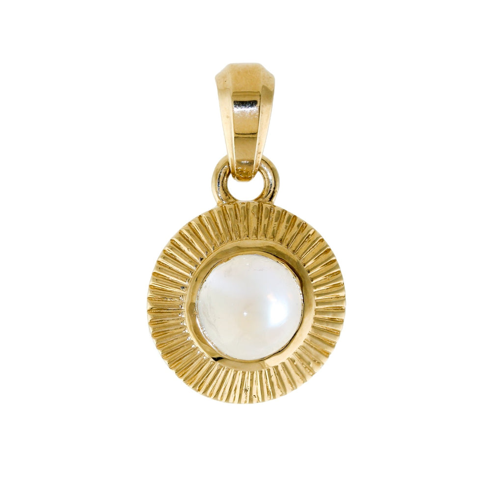 
                      
                        14k Gold Sunburst Pendant x Moonstone - Kingdom Jewelry
                      
                    