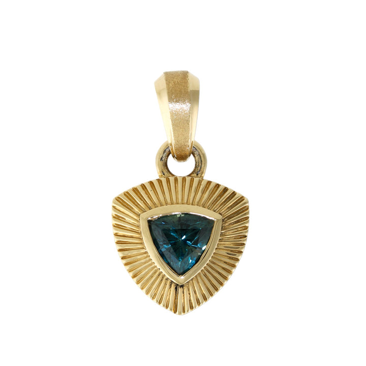 14K Gold Sunburst Sunburst Pendant - Kingdom Jewelry