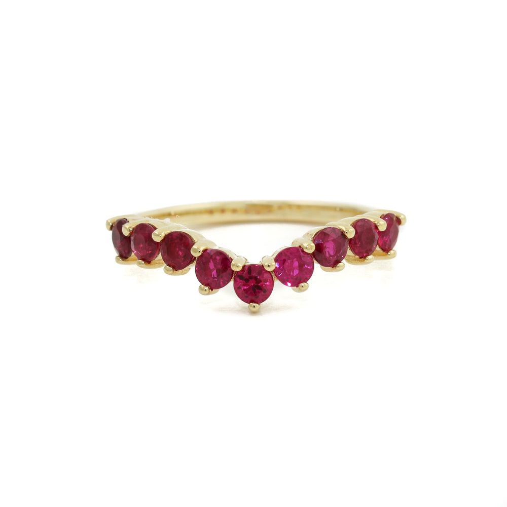 
                      
                        14K Gold Tiara Ruby Ring - Kingdom Jewelry
                      
                    