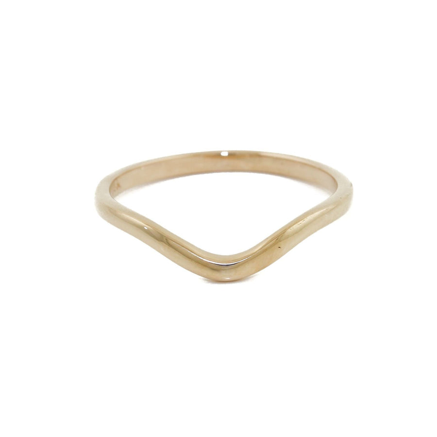 14k Gold U Curve Band - Kingdom Jewelry