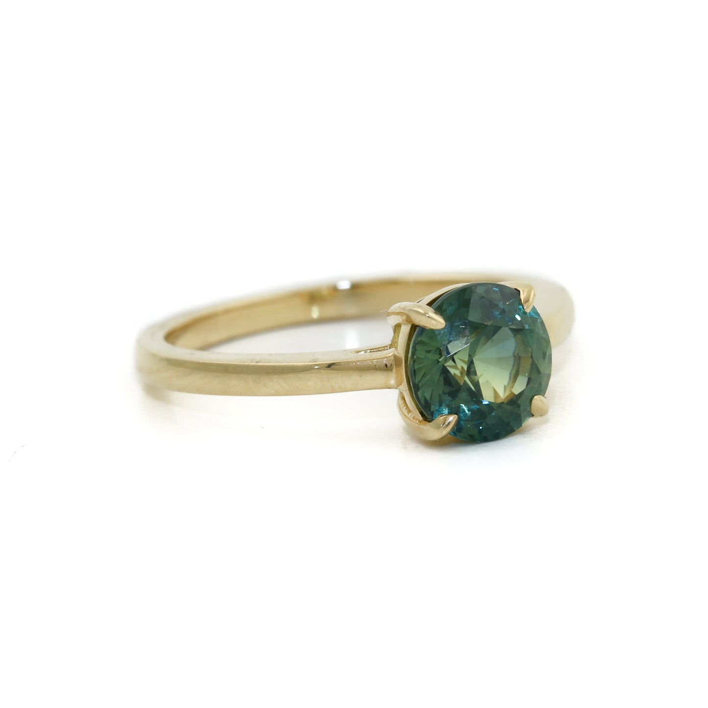 Load image into Gallery viewer, 14k Gold x Madagascan Sapphire Prong-Set Engagement - Kingdom Jewelry
