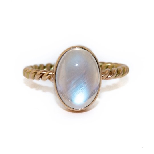 
                      
                        14K Gold x Rainbow Moon Stone Ring - Kingdom Jewelry
                      
                    