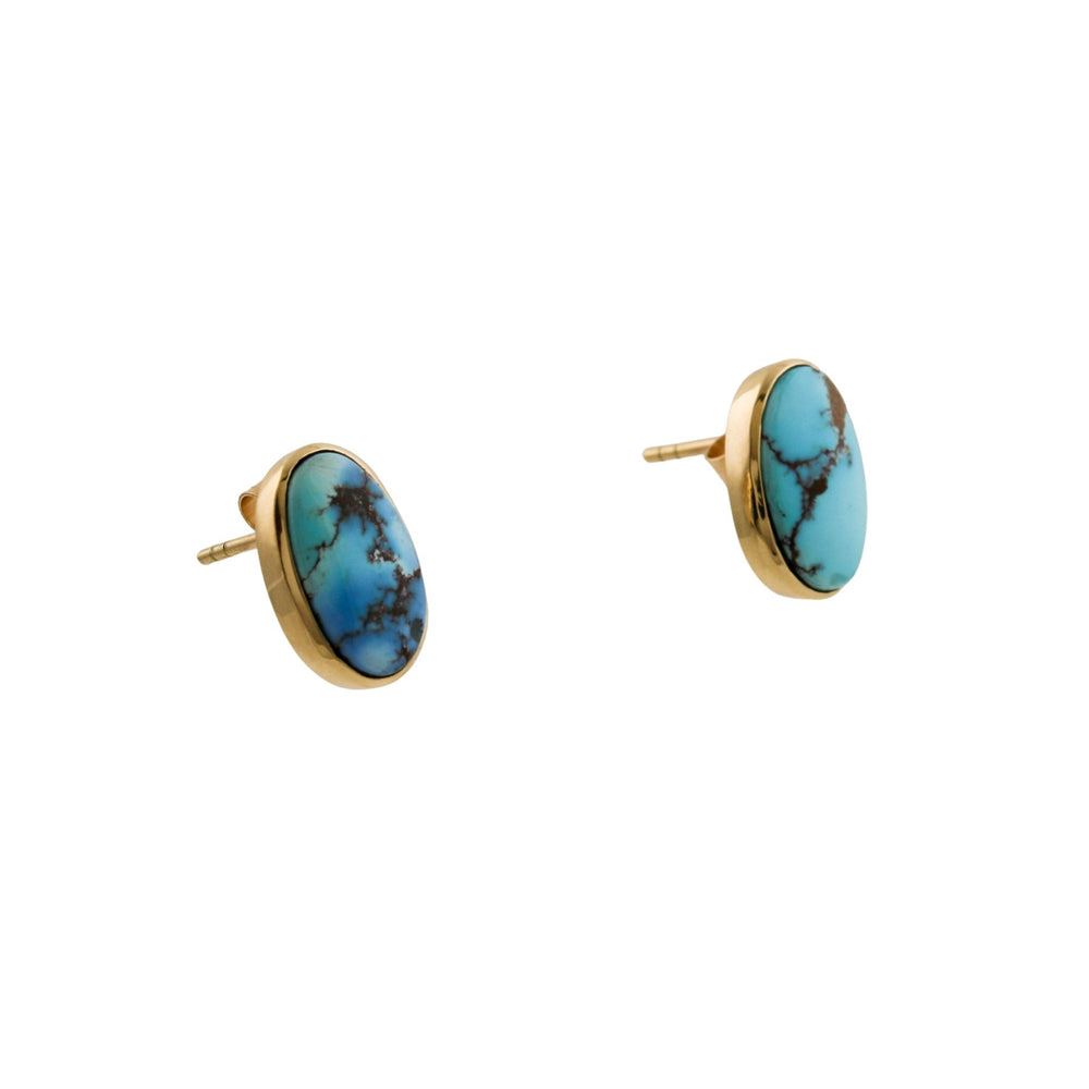 
                      
                        14k Golden Hills Turquoise Studs - Kingdom Jewelry
                      
                    