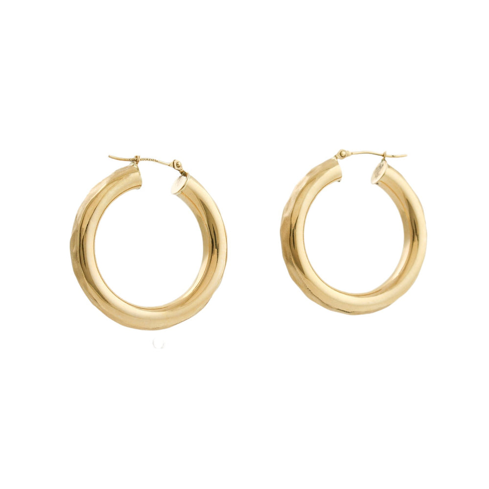 
                      
                        14k Hammered Tube Hoops - Kingdom Jewelry
                      
                    