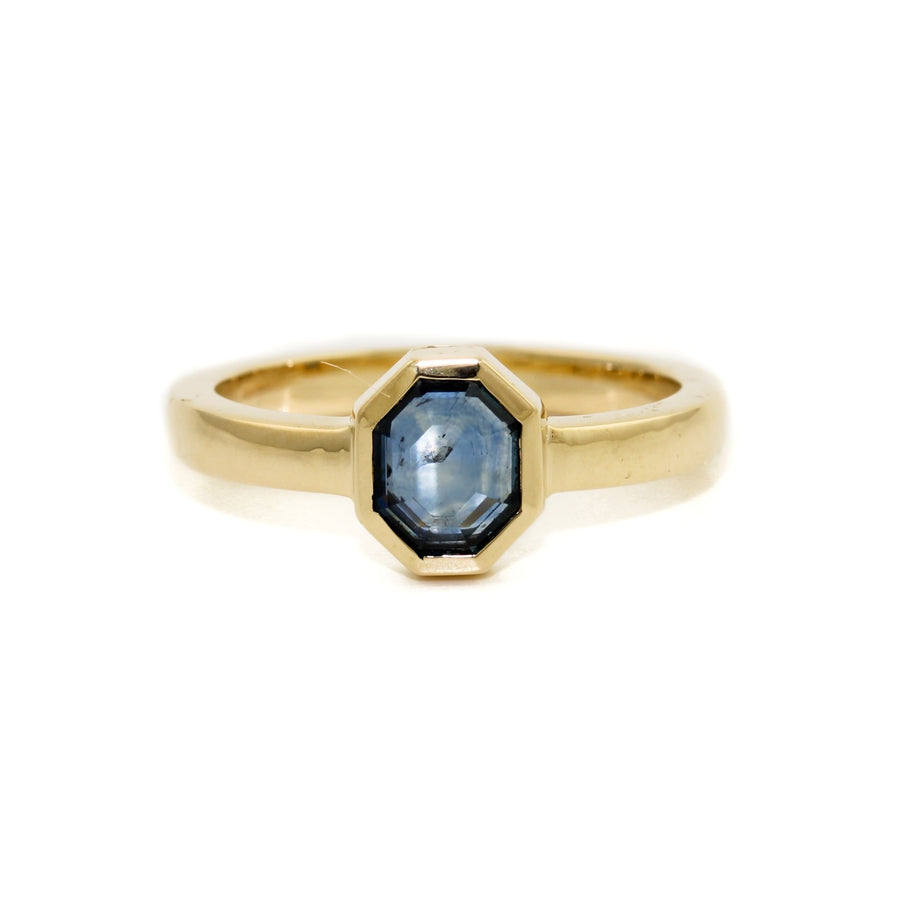 14K Lilac Blue Sapphire Ring - Kingdom Jewelry