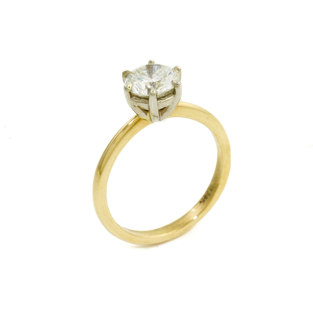 14k Natural Solitaire Diamond - Kingdom Jewelry