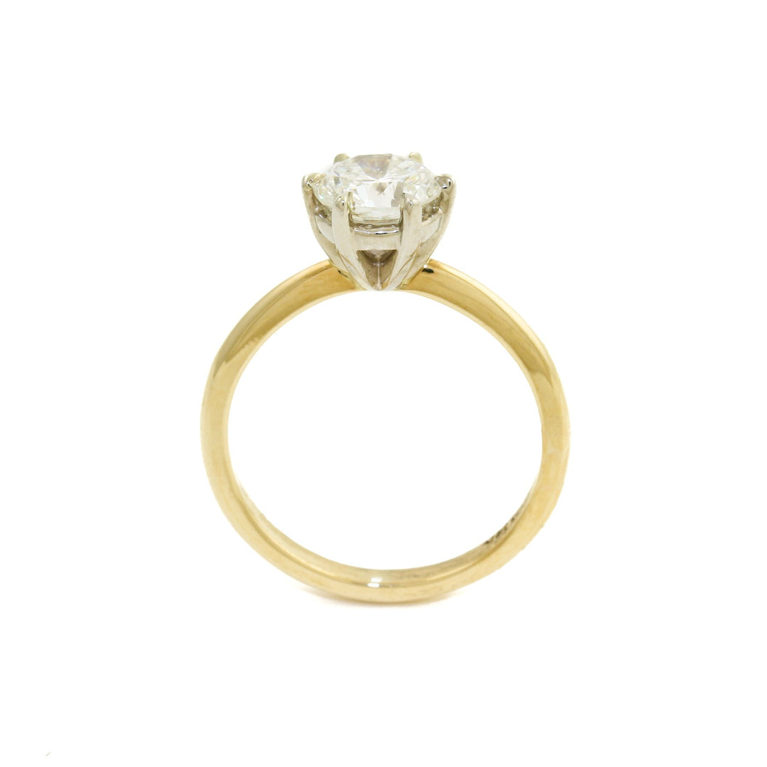 14k Natural Solitaire Diamond - Kingdom Jewelry