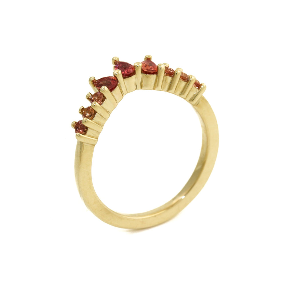 
                      
                        14K Padparadscha Tiara Band - Kingdom Jewelry
                      
                    