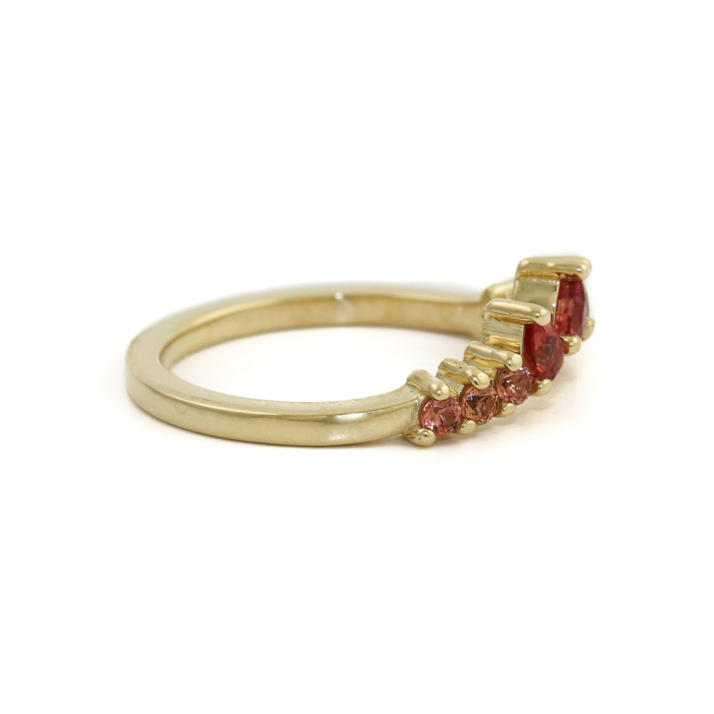 
                      
                        14K Padparadscha Tiara Band - Kingdom Jewelry
                      
                    