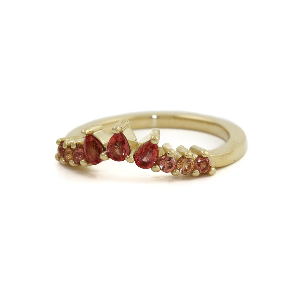 
                      
                        14K Padparadscha Tiara Band - Kingdom Jewelry
                      
                    