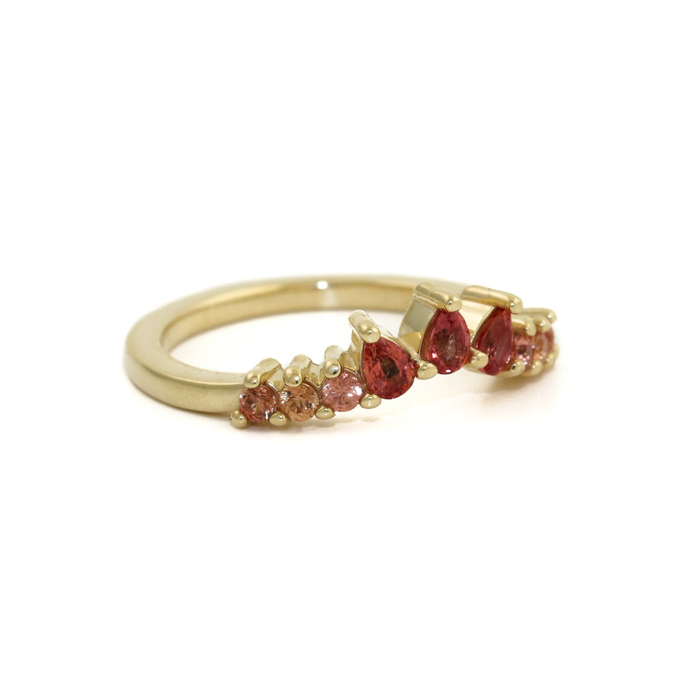 
                      
                        14K Padparadscha Tiara Band - Kingdom Jewelry
                      
                    