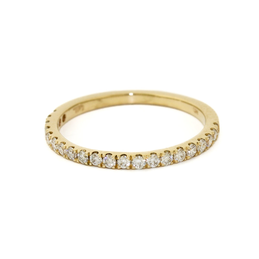 14k Pave Diamond Band - Kingdom Jewelry