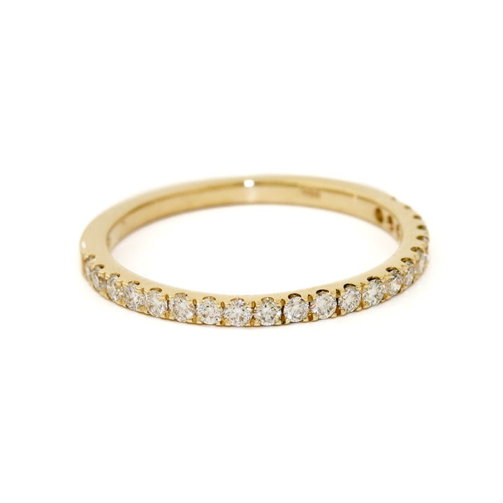 14k Pave Diamond Band - Kingdom Jewelry