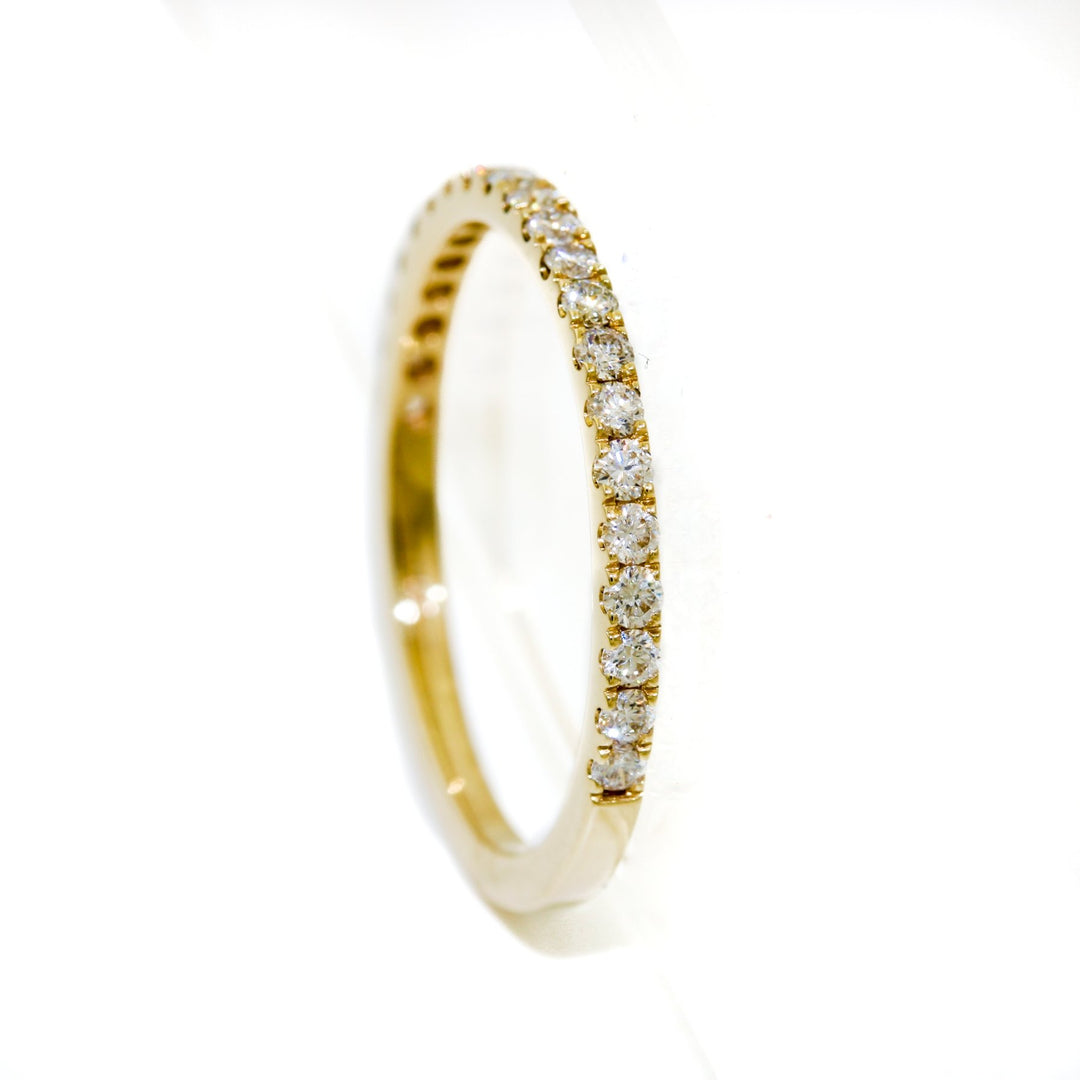 14k Pave Diamond Band - Kingdom Jewelry