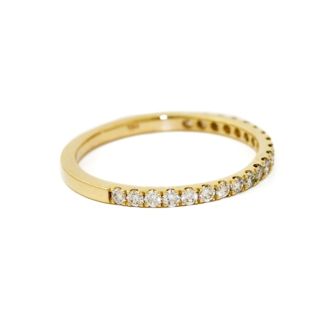 14k Pave Diamond Band - Kingdom Jewelry