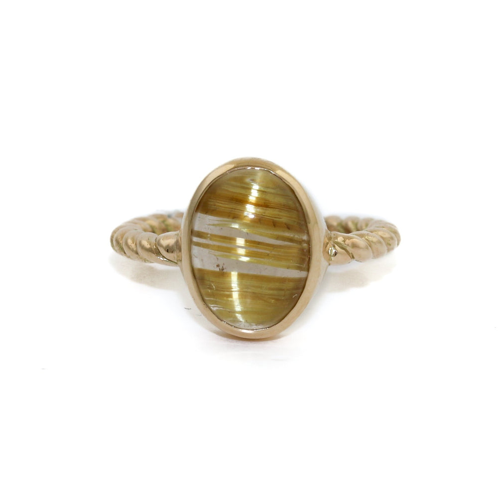 
                      
                        14k Rutilated Quartz Rope Ring - Kingdom Jewelry
                      
                    