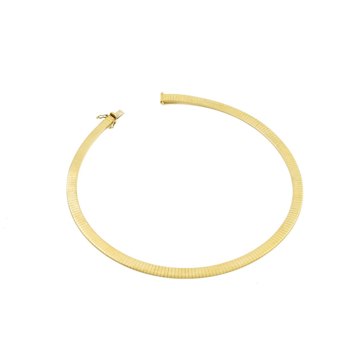 14K Solid Gold Herringbone Necklace - Kingdom Jewelry