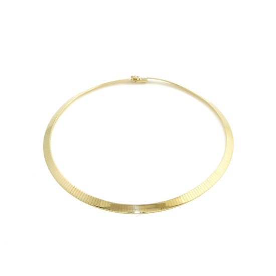 14K Solid Gold Herringbone Necklace - Kingdom Jewelry