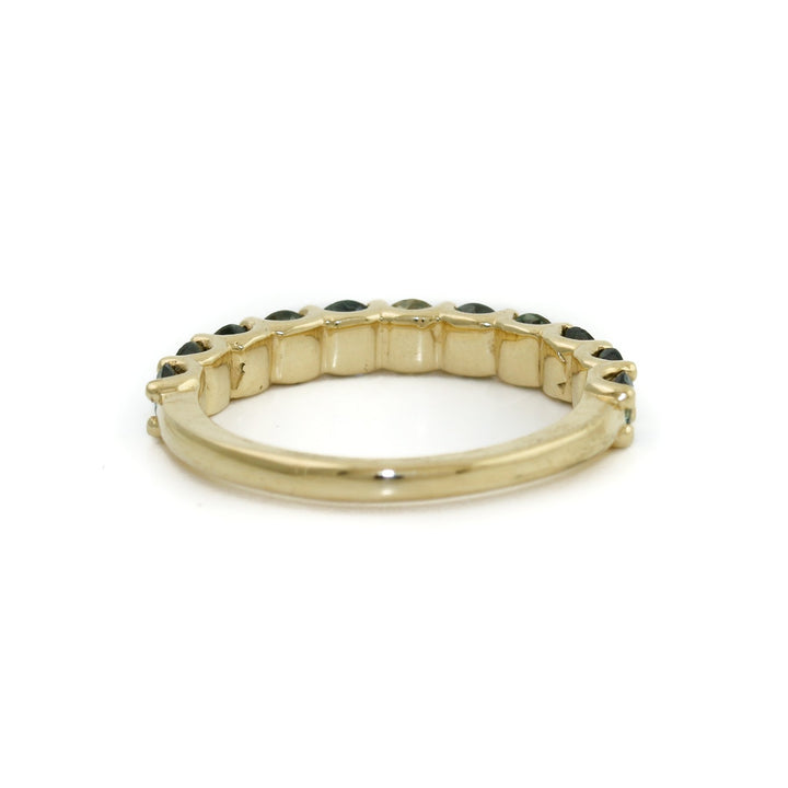 14k Teal Sapphire Band - Kingdom Jewelry