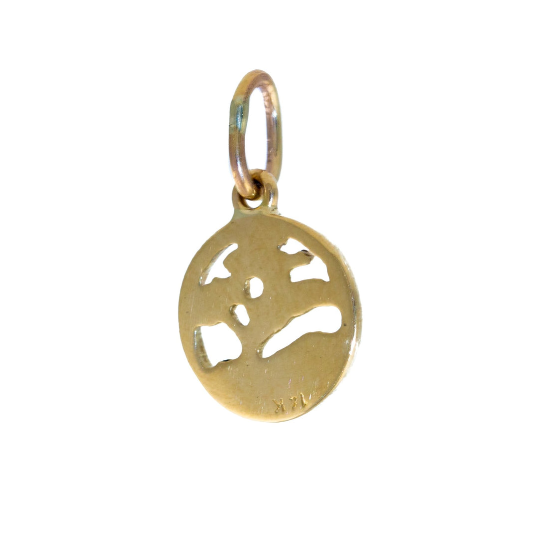 14K Tree Landscape Pendant - Kingdom Jewelry