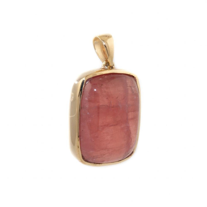 14kt Gold Rhodochrosite Pendant - Kingdom Jewelry