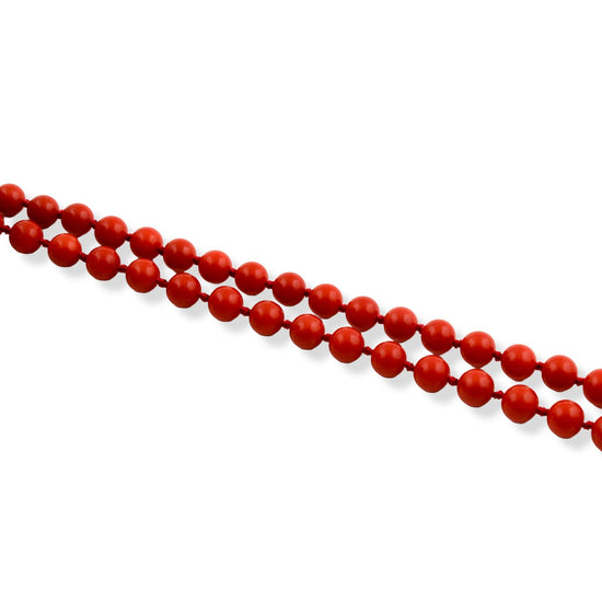 18" Red Angel Beaded Necklace x 10k Clasp - Kingdom Jewelry