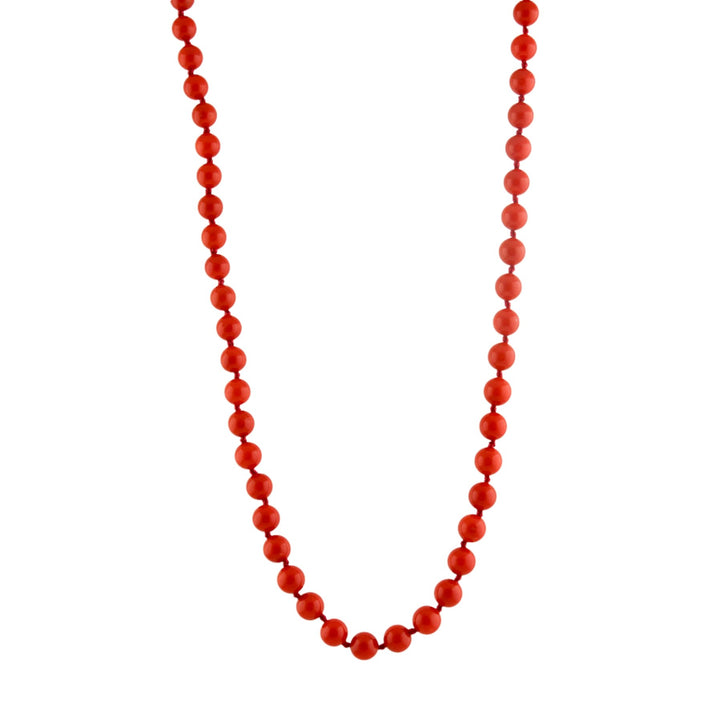 18" Red Angel Beaded Necklace x 10k Clasp - Kingdom Jewelry