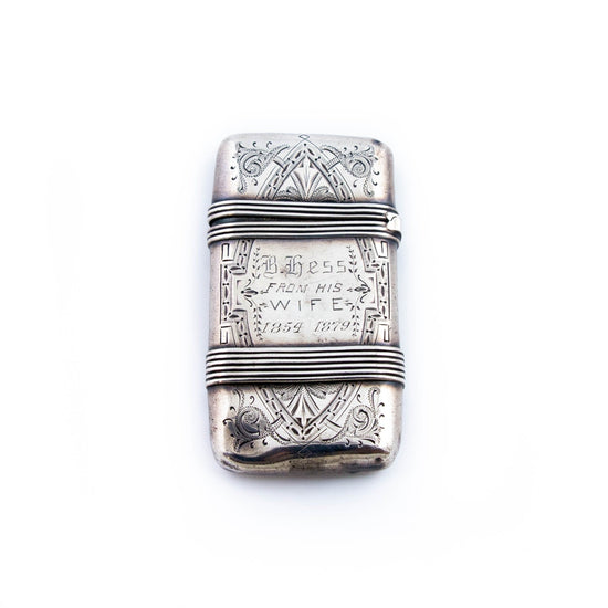 1800s Matchstick Vesta Case - Kingdom Jewelry