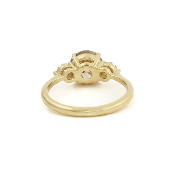 18k Champagne Diamond Ring - Kingdom Jewelry