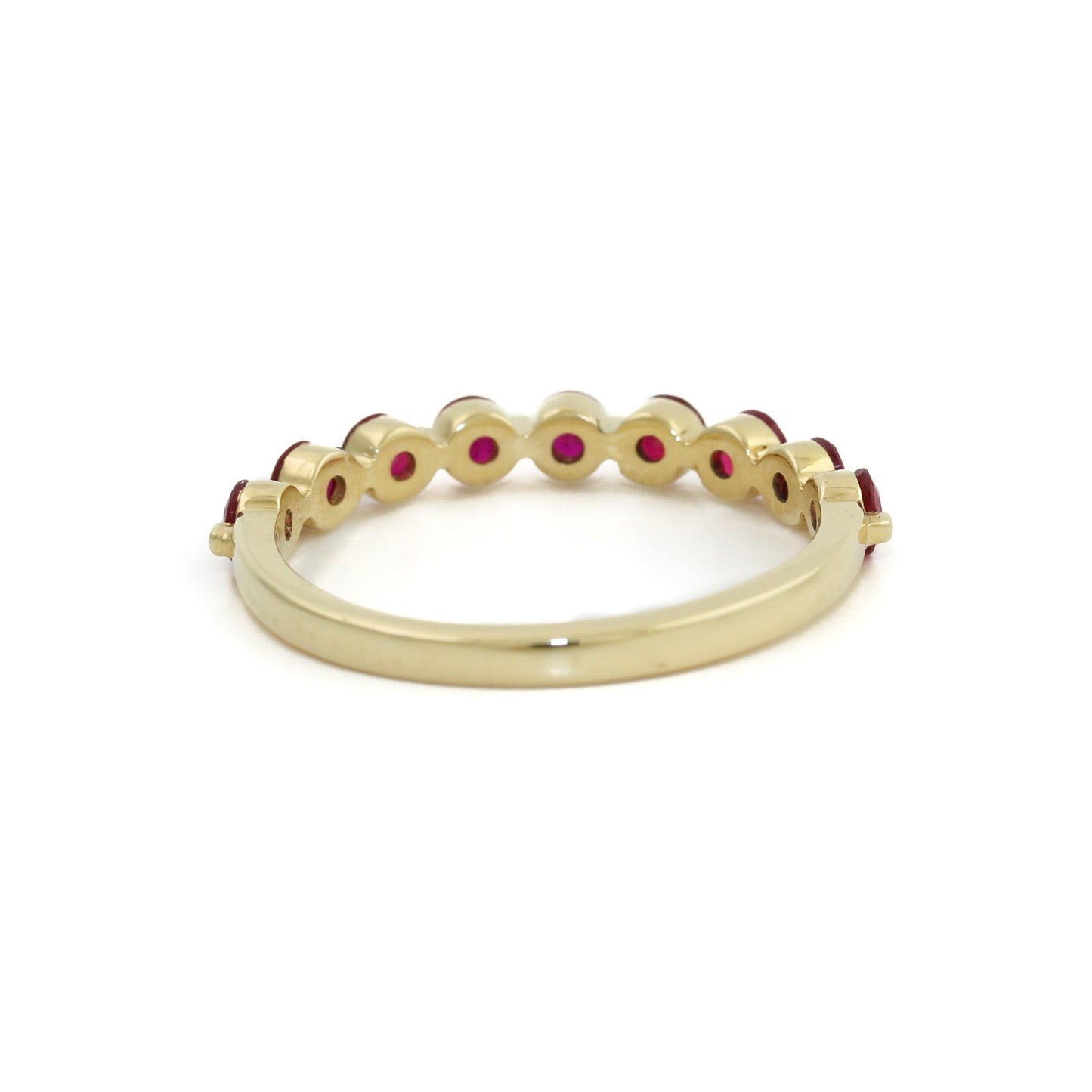 18K Gold Ruby Band - Kingdom Jewelry