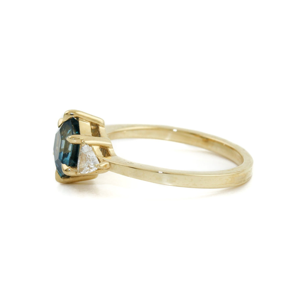 
                      
                        18k Gold x Hexagonal Montana Sapphire Isla Ring - Kingdom Jewelry
                      
                    