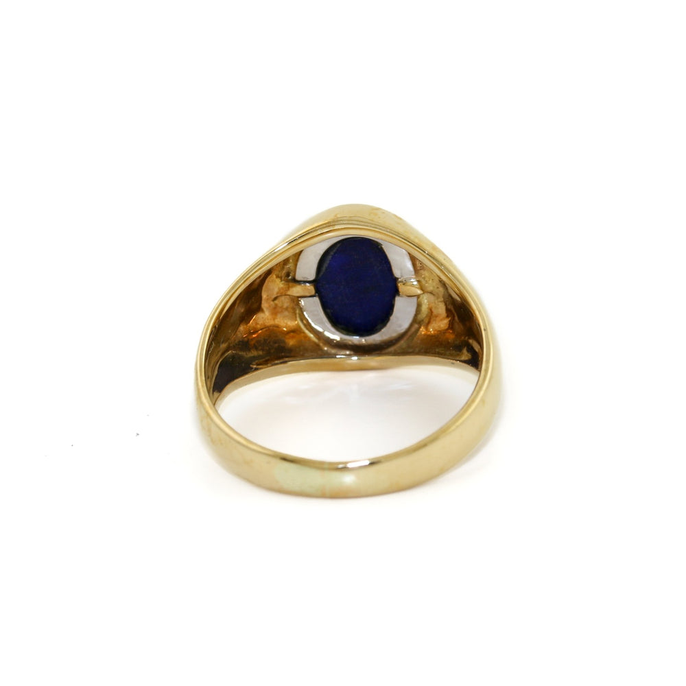 
                      
                        18K Gold x Lapis Signet Ring - Kingdom Jewelry
                      
                    