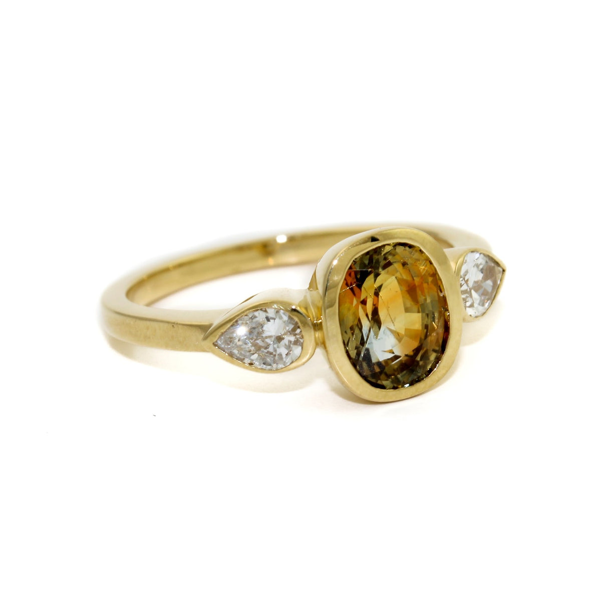 18k Gold x Montana Sapphire "Orla" Ring - Kingdom Jewelry