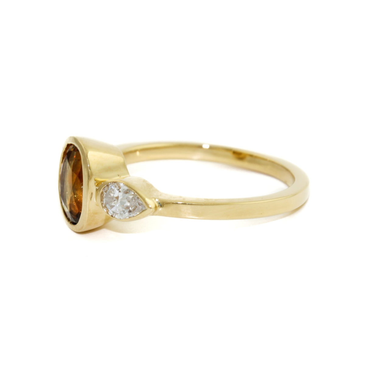 18k Gold x Montana Sapphire "Orla" Ring - Kingdom Jewelry