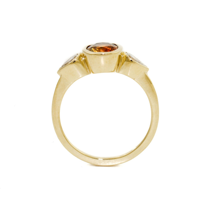 18k Gold x Montana Sapphire "Orla" Ring - Kingdom Jewelry