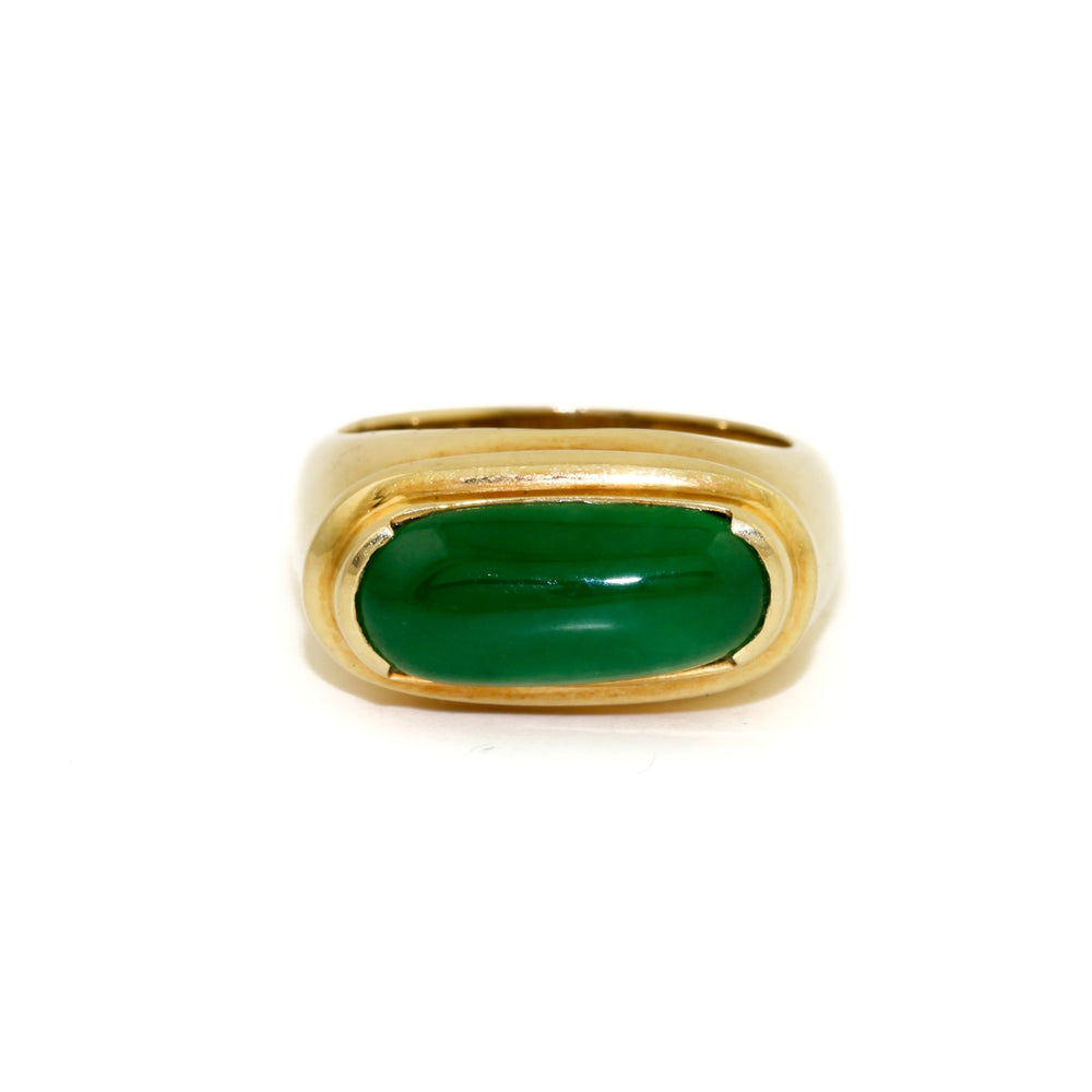 
                      
                        18k Vintage Jade Ring - Kingdom Jewelry
                      
                    