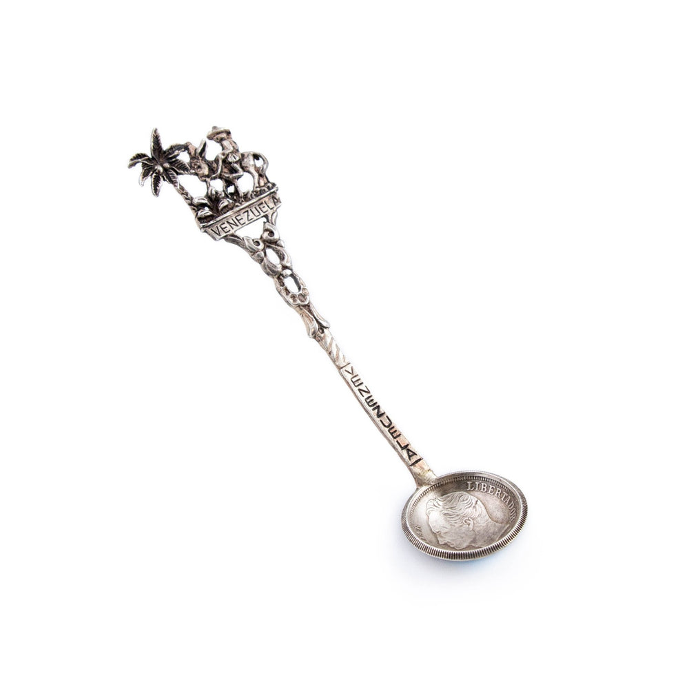 1910's Venezuelan Coin Spoon - Kingdom Jewelry