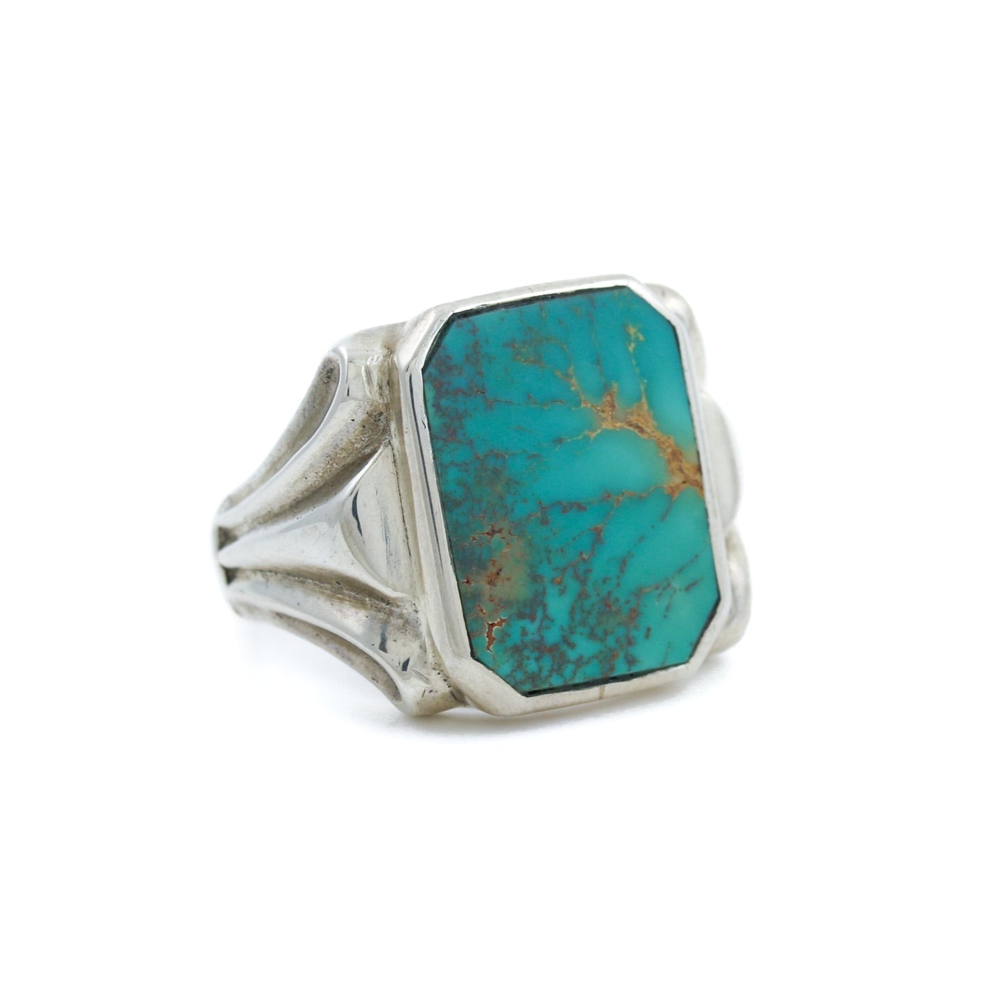 1930s Vintage Royston Turquoise Ring - Kingdom Jewelry
