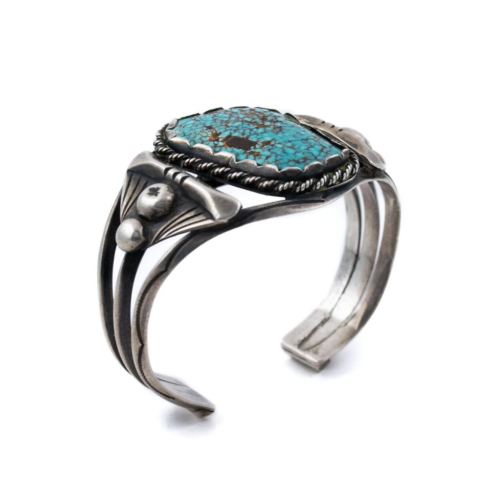 
                      
                        1940's #8 Webby Turquoise Cuff - Kingdom Jewelry
                      
                    