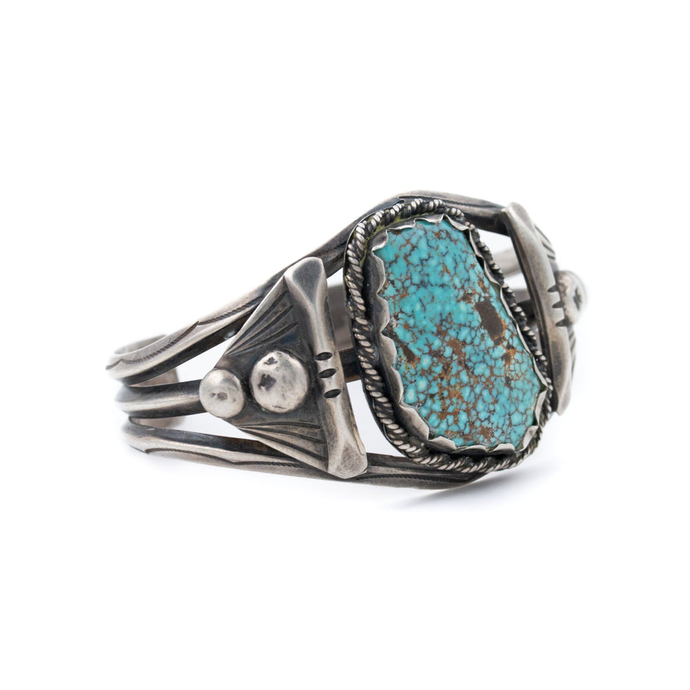 
                      
                        1940's #8 Webby Turquoise Cuff - Kingdom Jewelry
                      
                    