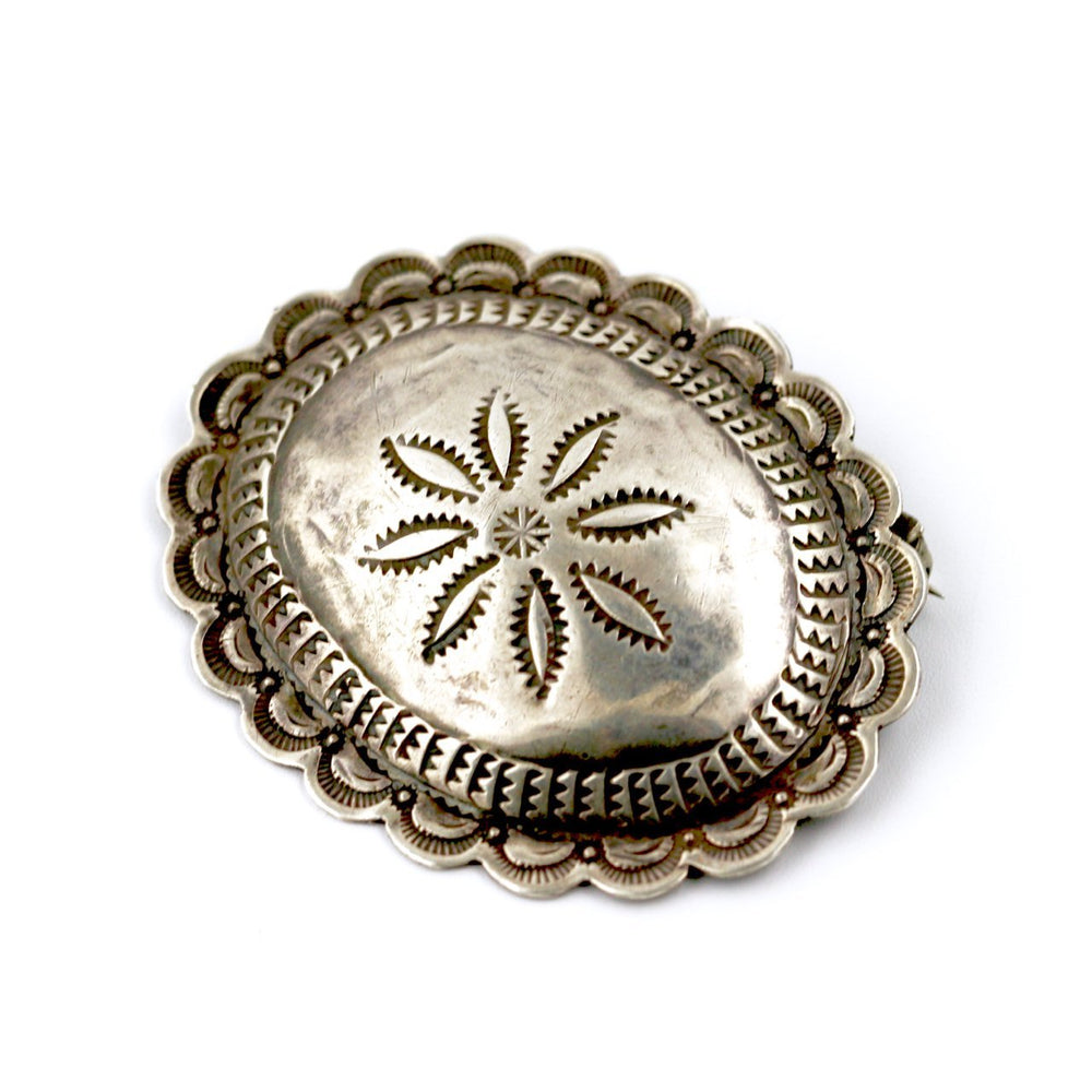 
                      
                        1940's Navajo Concho Brooch - Kingdom Jewelry
                      
                    