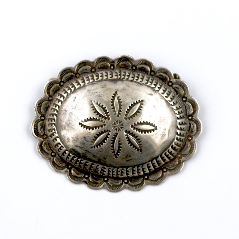 
                      
                        1940's Navajo Concho Brooch - Kingdom Jewelry
                      
                    